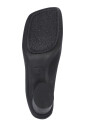black-leather-sandals-round-toe-heel