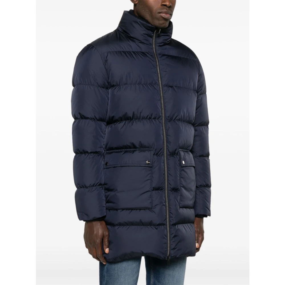Herno Gewatteerde Winterjas Blue Heren