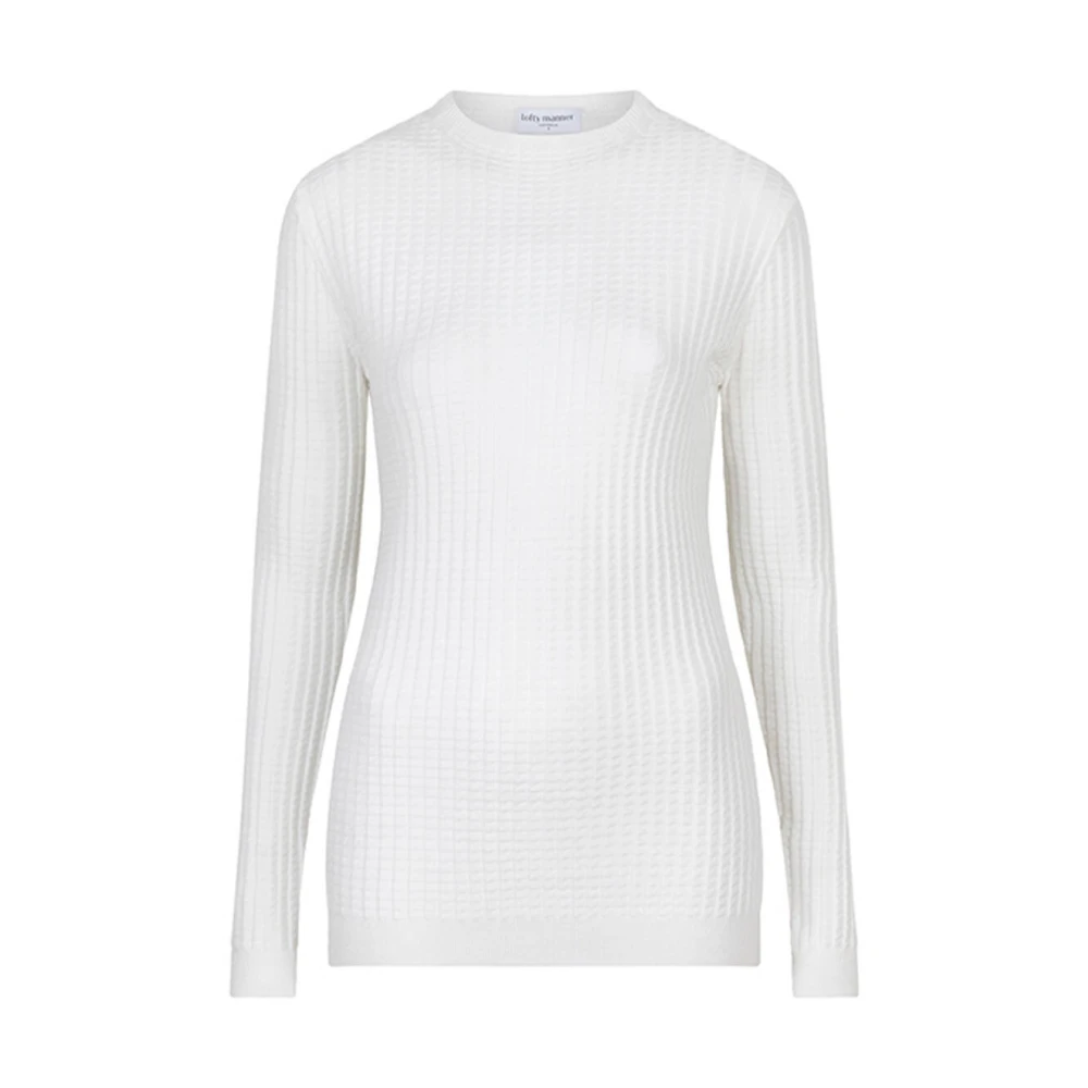Lofty Manner Fiet Sweater White Dames