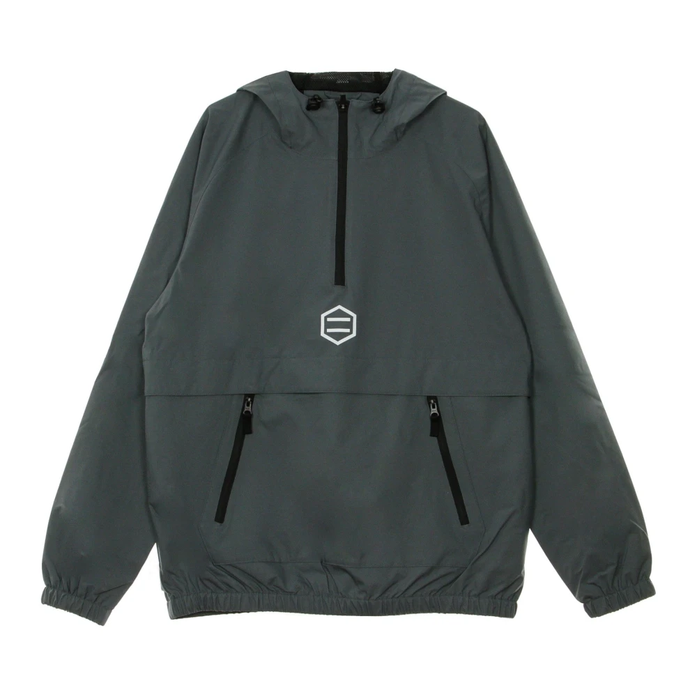 Dolly Noire Grijze Windbreaker Anorak Jas voor Mannen Gray Heren