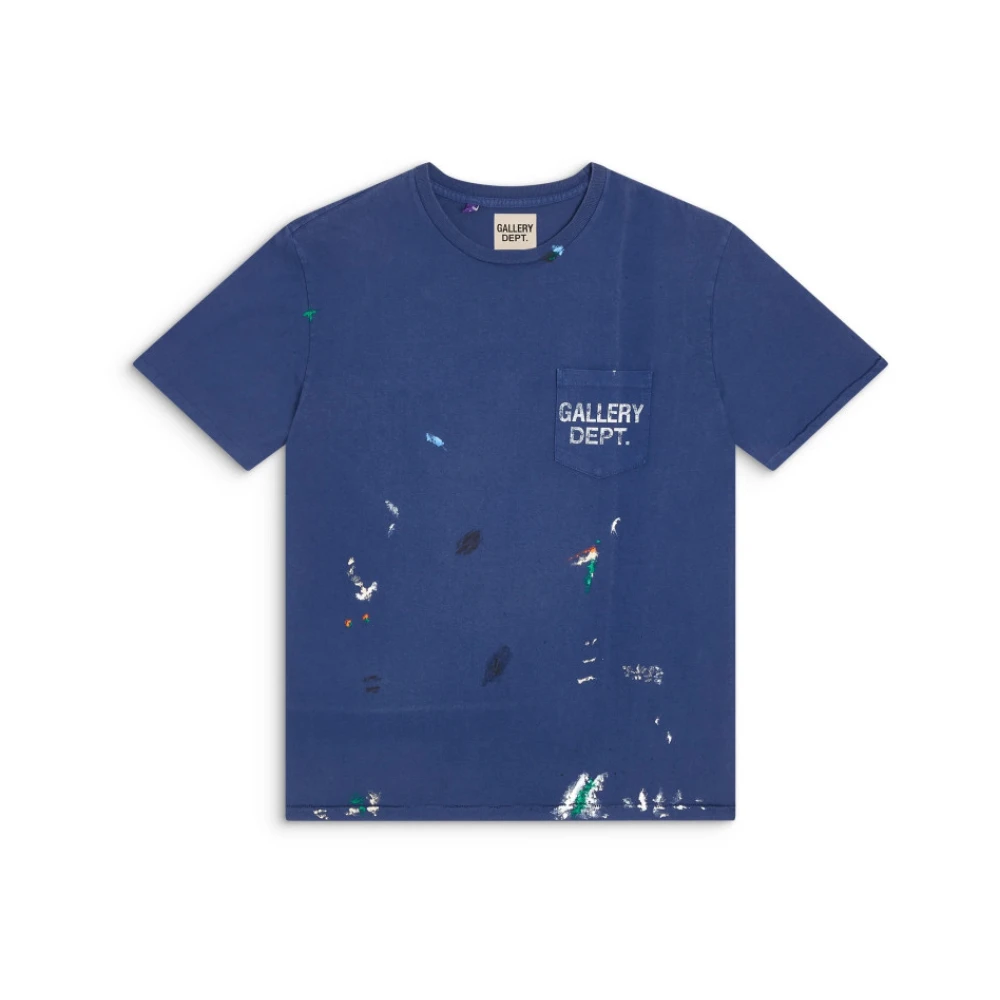 Gallery Dept. Men's Blue Souvenir Tee - T-Shirts - S - Tops