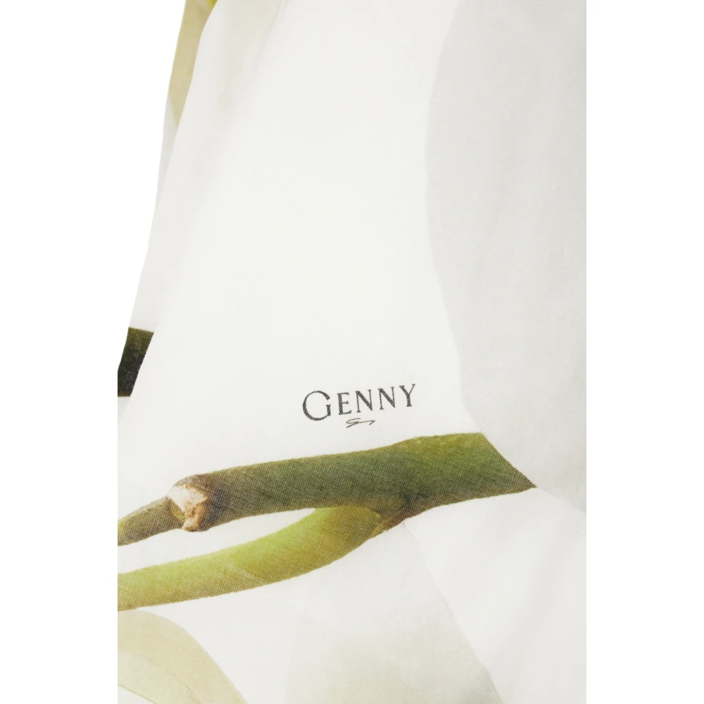 Genny Casual Denim Shorts voor Vrouwen White Dames