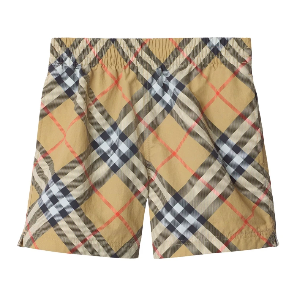 Burberry Boys Beige Kids Swimming Trunks, 3 Y, Sea Clothing Swim Trunks