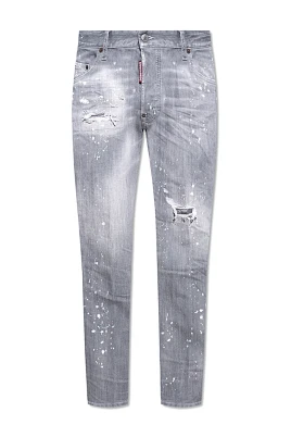 Slim Fit Denim Jeans för Män