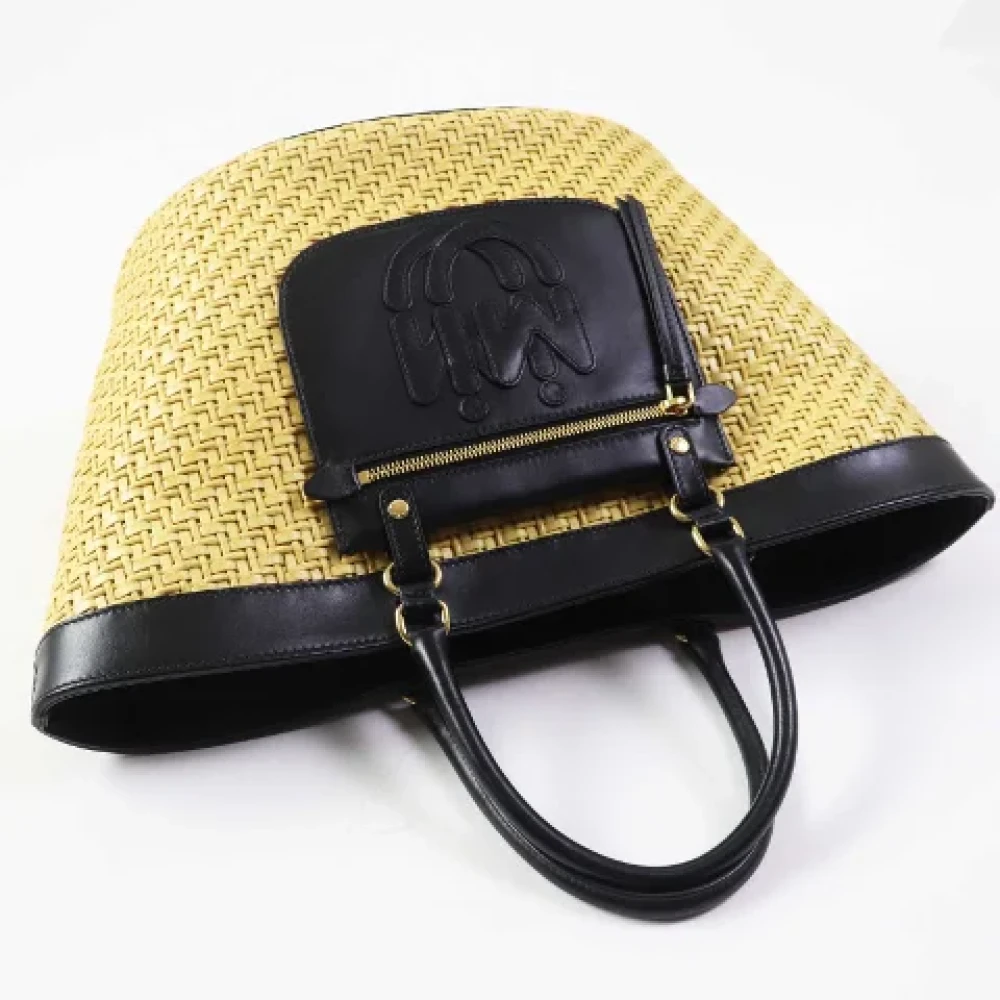 Miu Pre-owned Fabric handbags Black Dames
