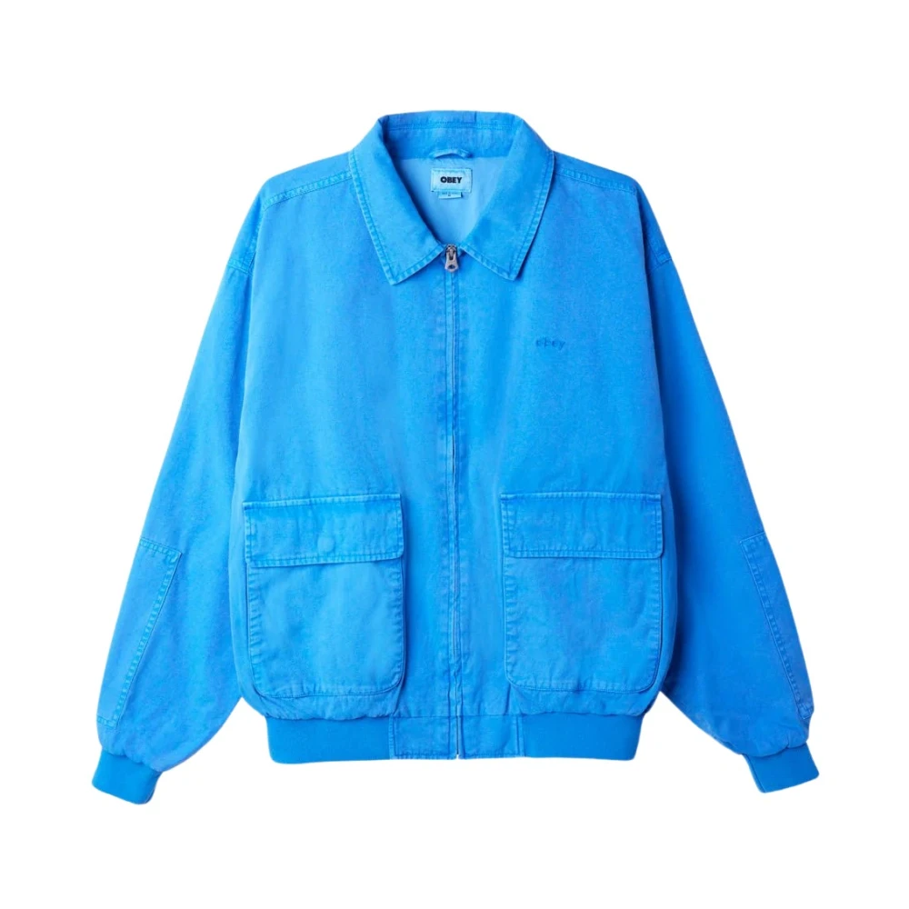 Obey Montreal Bomber Frans Blauw Jack Blue Heren