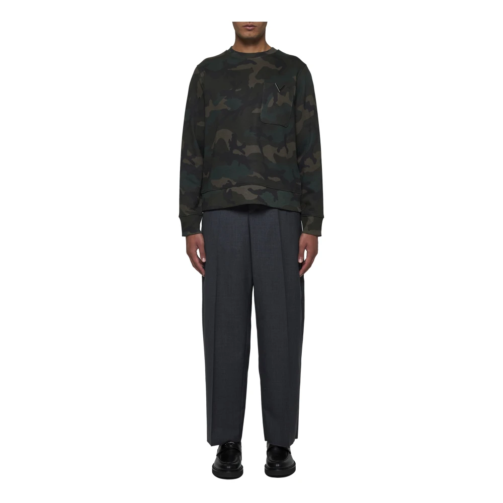 Valentino Bruine Sweaters voor Mannen Multicolor Heren