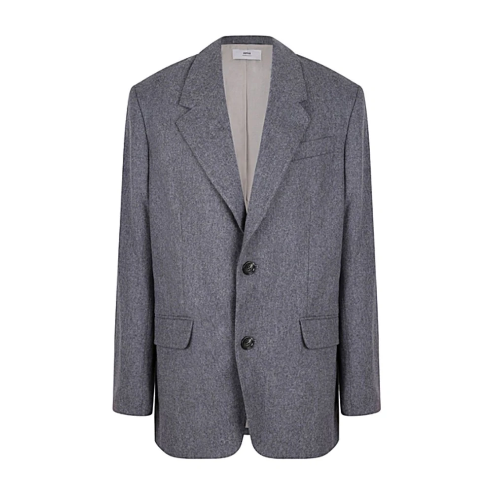 Ami Paris Men's Blue Blazers, Xs, Giacca