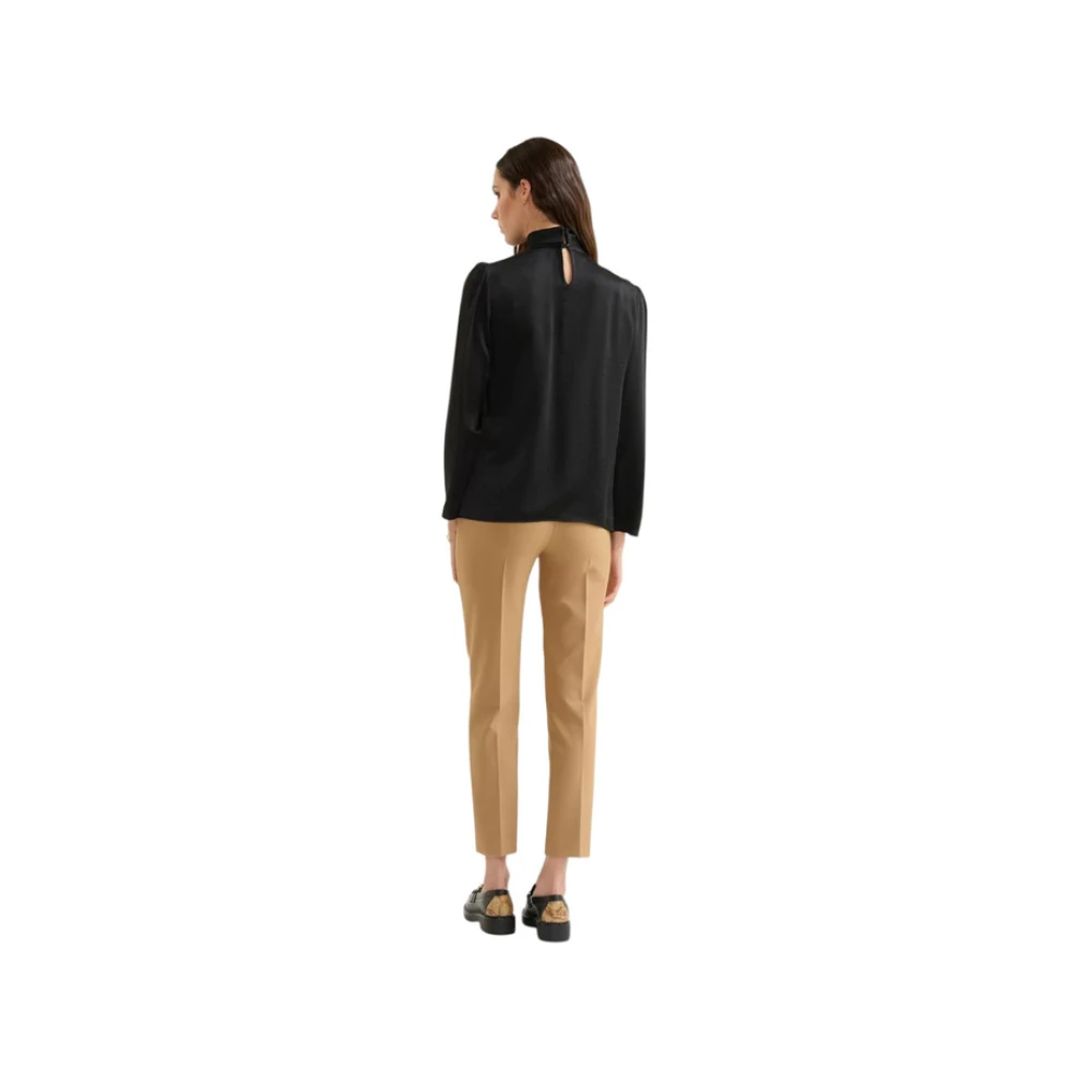 Alviero Martini 1a Classe Lange Mouw Blouse Black Dames