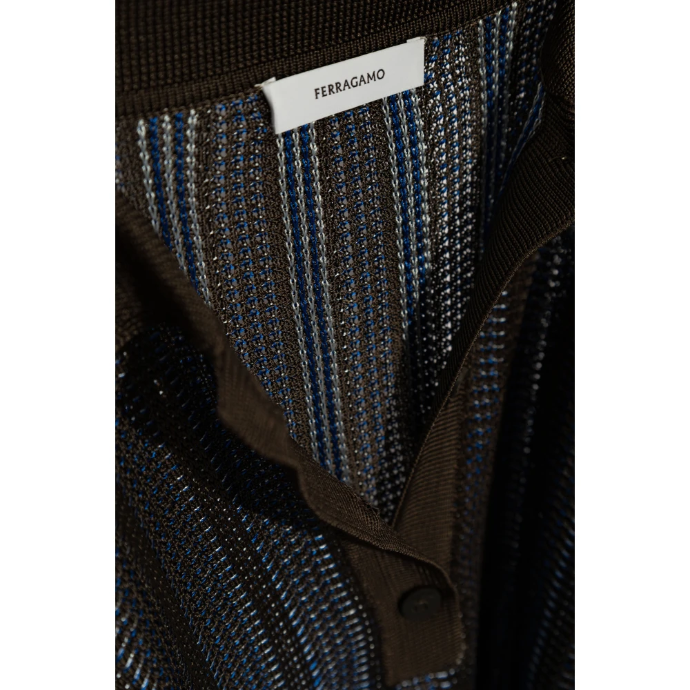 Salvatore Ferragamo Openwork polo Brown Dames
