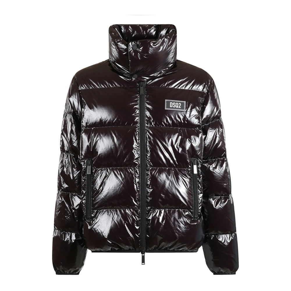 Dsquared2 Stijlvolle Sportjas voor Actieve Levensstijl Black Heren
