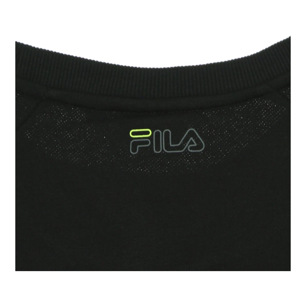 Fila Geblokkeerde Crew Sweatshirt Lichtgewicht Lente Stijl Multicolor Heren