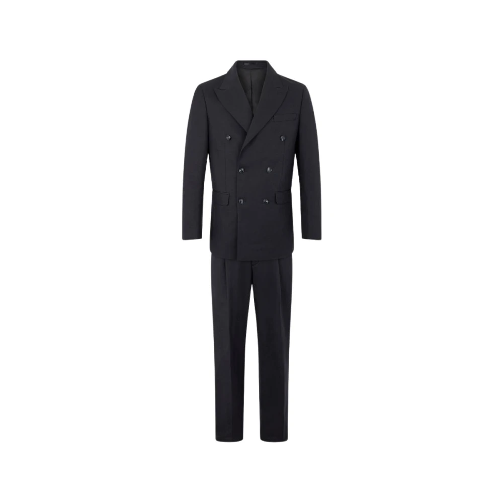 Roberto Cavalli Tailored Two-Piece Suit - Male - Double Breasted Suits - Black - M - Suits