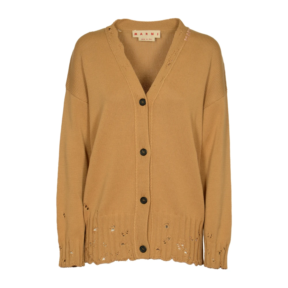 Marni Stijlvolle Cardigan Sweaters Brown Dames
