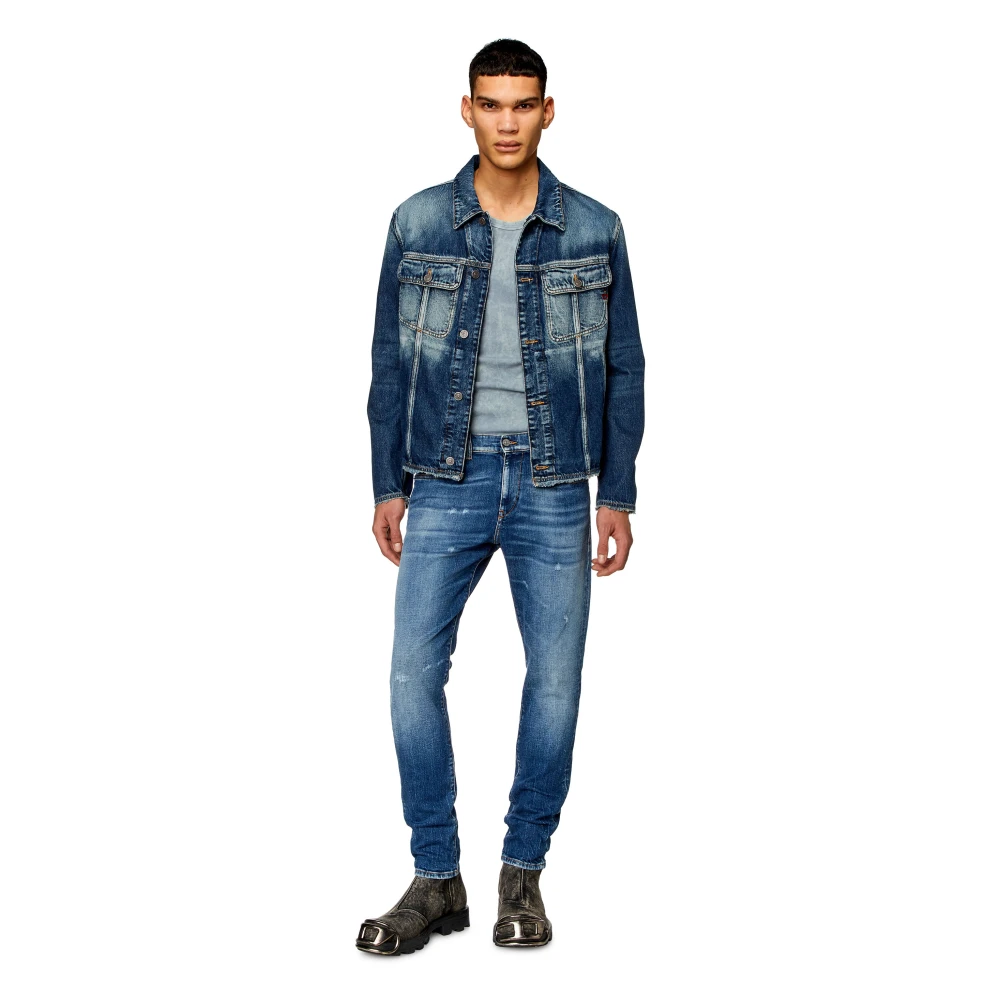Diesel Slim Jeans 2019 D-Strukt Blue Heren