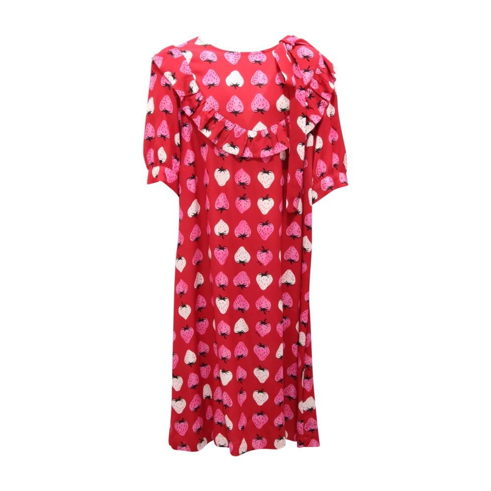 N21 Girls Red Dresses, 12 Y, 0192Ar Abito Dress