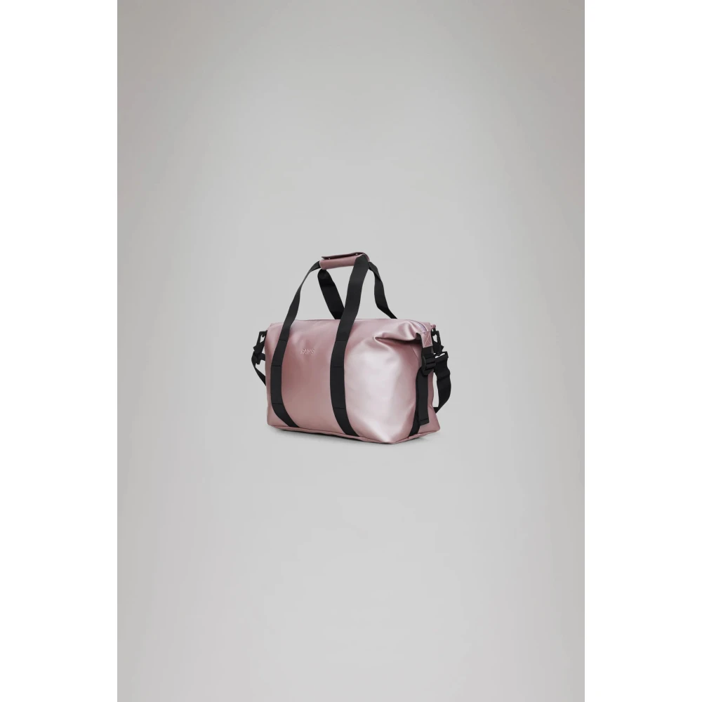 Rains Roze Waterdichte Tas met Ritssluiting Pink Unisex