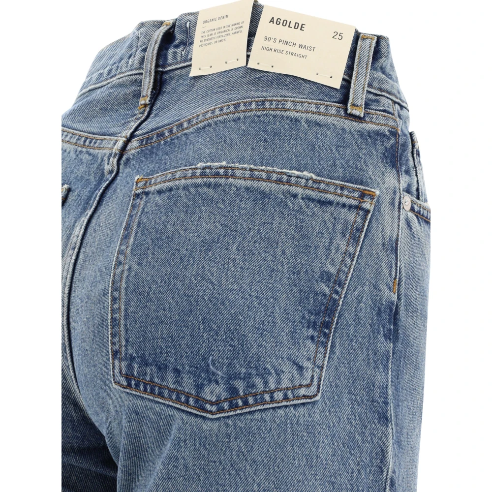 Agolde 90's Pinch Waist Jeans Blue Dames