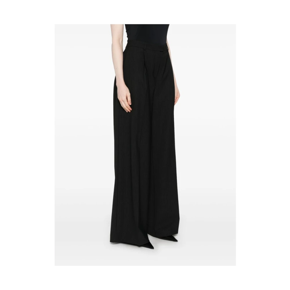 Birgitte Herskind Donkergrijze Geknoopte Broek Black Dames
