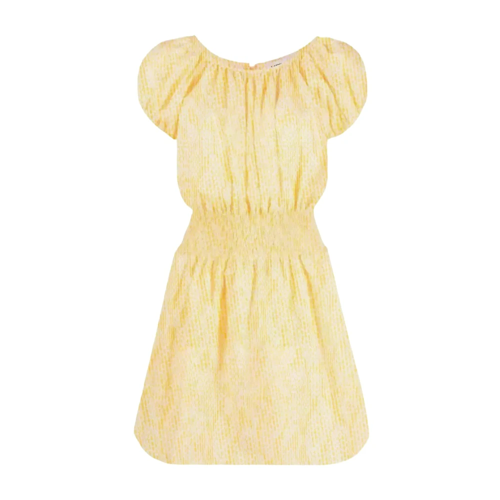 Kenzo Gele Slangenprint Jurk Yellow Dames