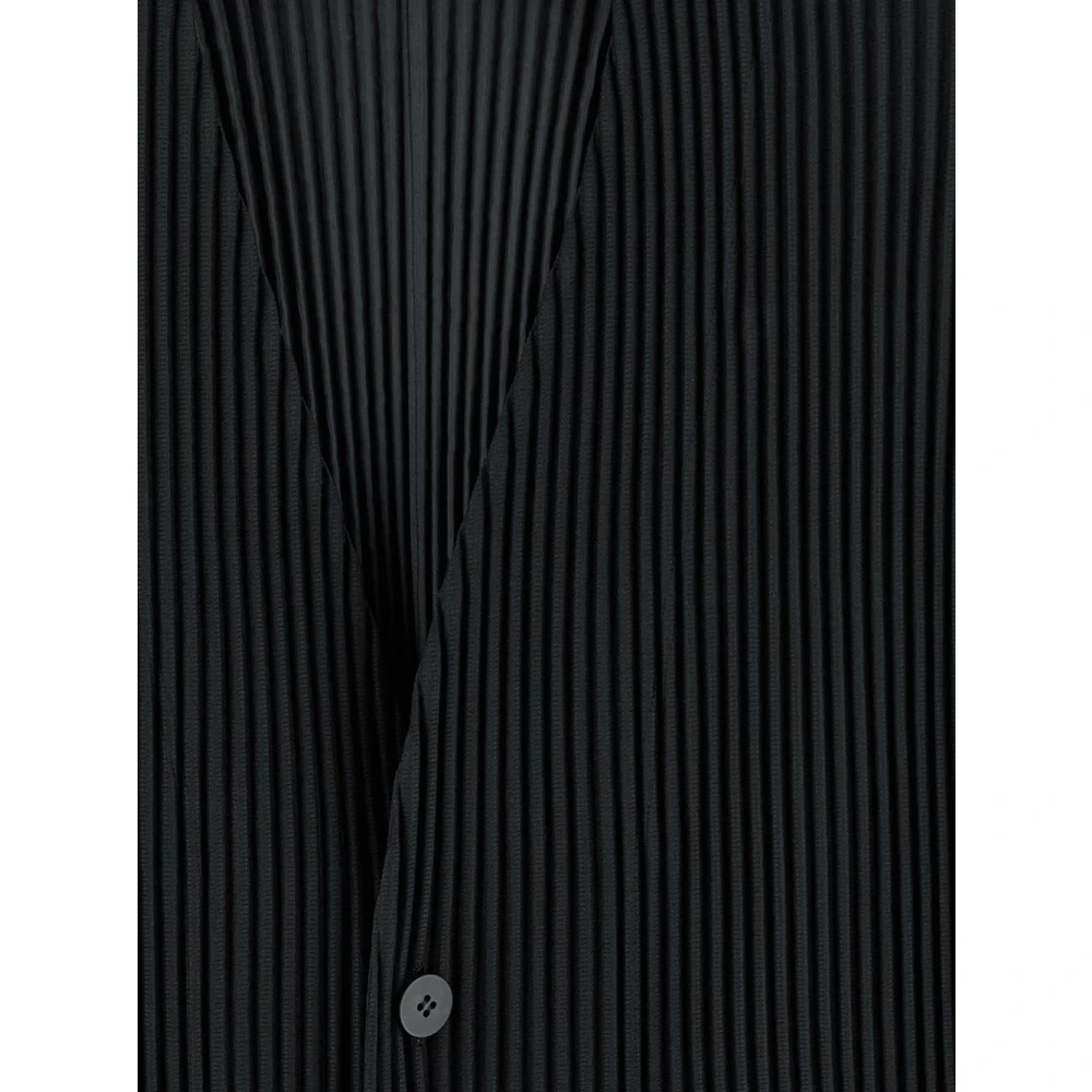 Issey Miyake Herenjas Stijlvolle Kleding Black Heren