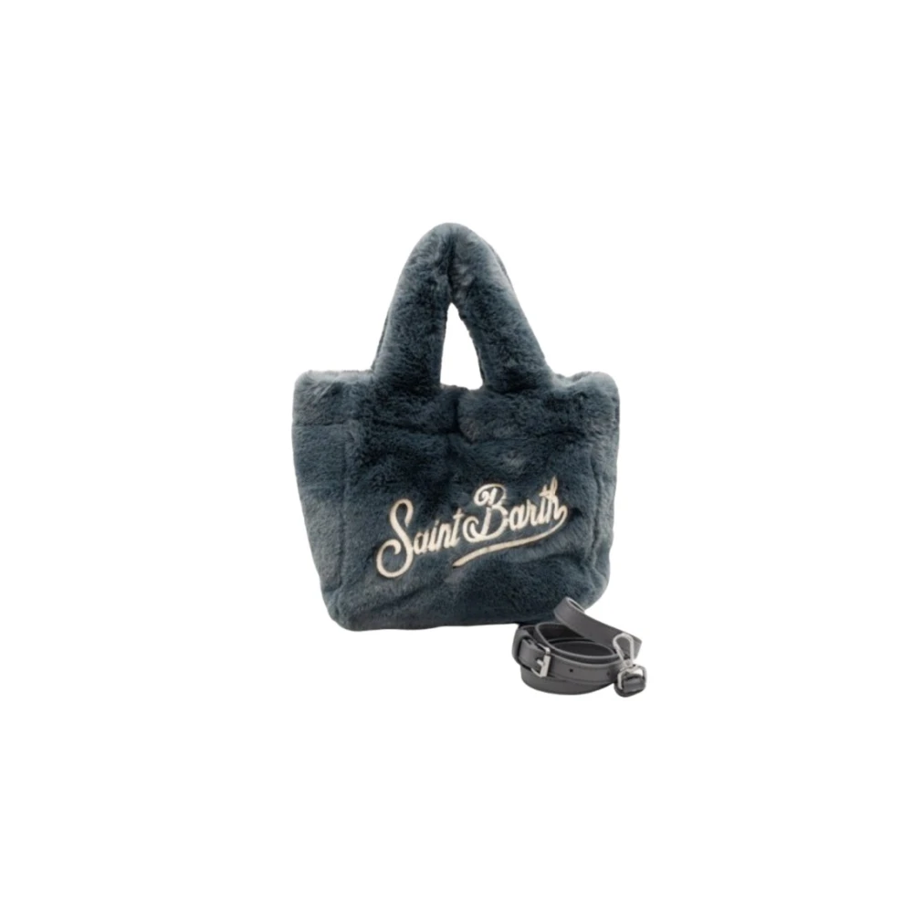 MC2 Saint Barth Zachte Bont Mini Vanity Tas Blue Dames