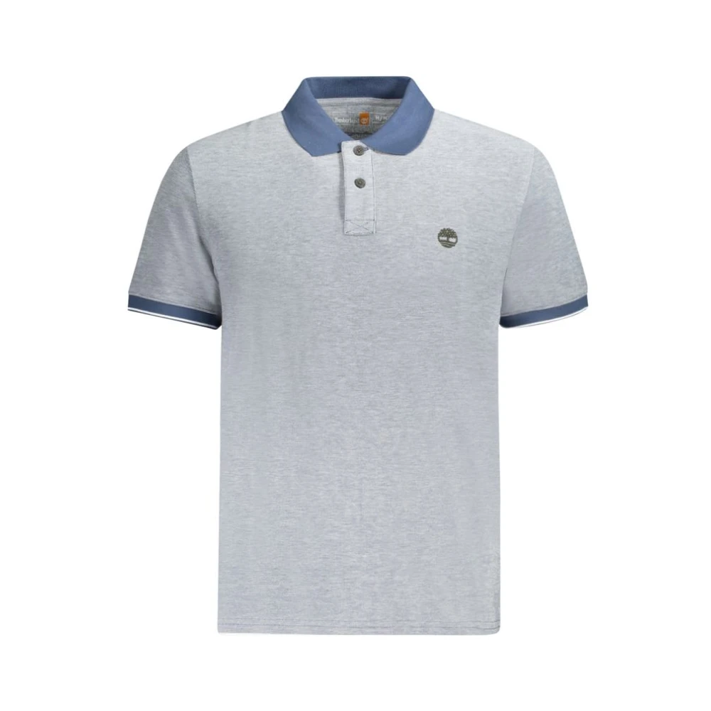 Timberland Men's Blue Polo Shirt With Embroidery - Polo Shirts - 2XL - Tops