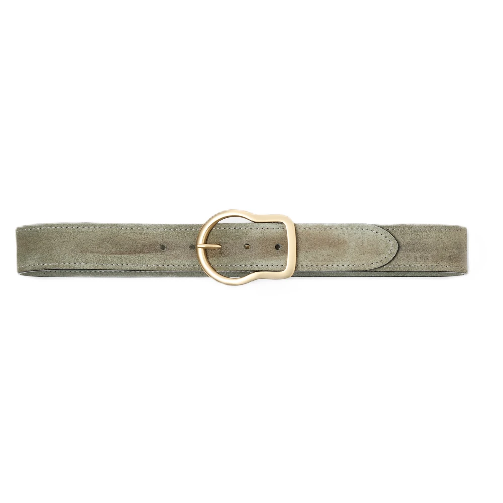 Dorothee schumacher Suede Sensation Gewaxte Riem Stepp-Details Green Unisex