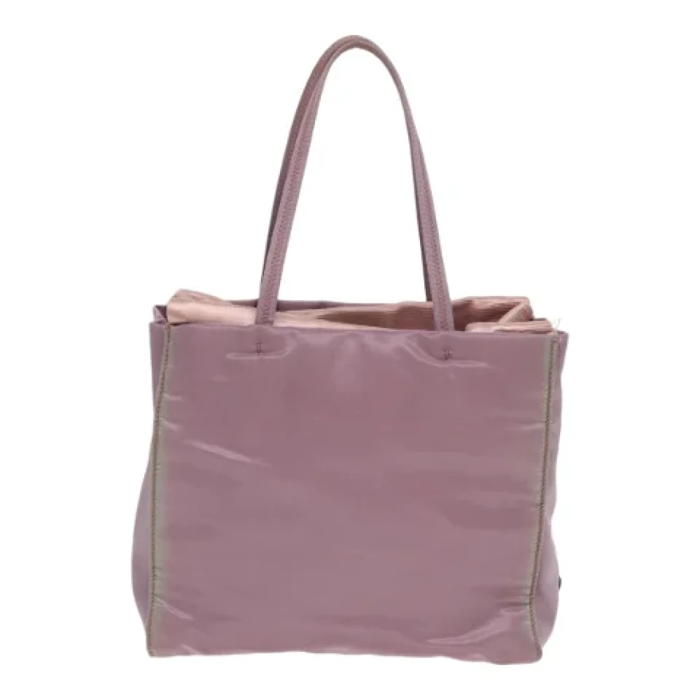 Prada Vintage Pre-owned Fabric prada-bags Purple Dames