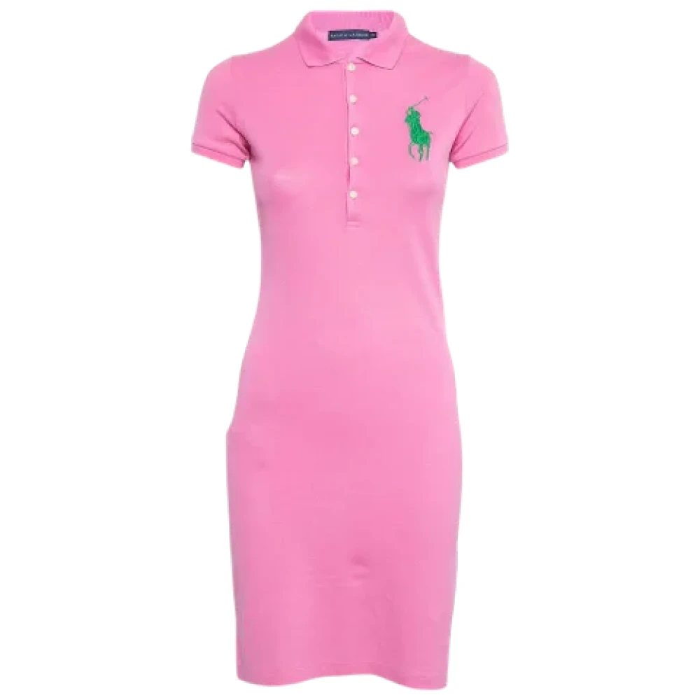 Ralph Lauren Pre-owned Cotton dresses Pink Dames