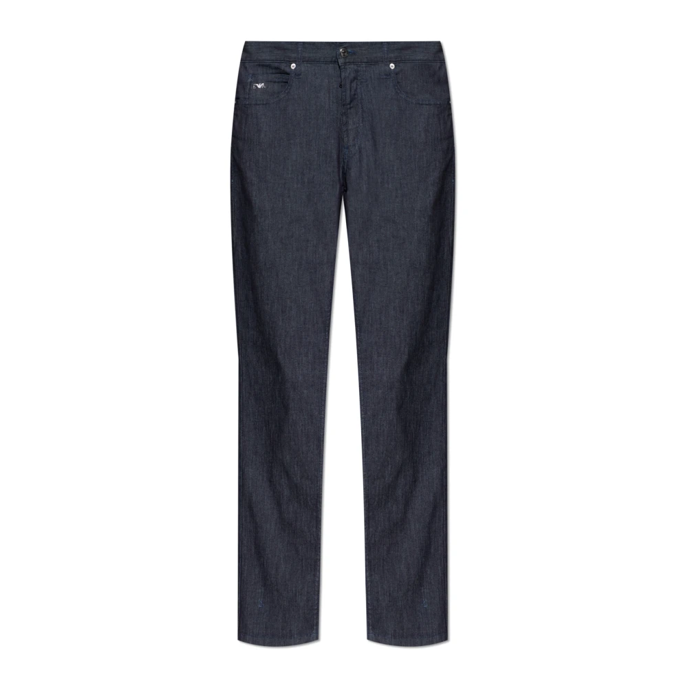 Emporio Armani Hombre Azul - Vaqueros De Pierna Cónica - Jeans - W32