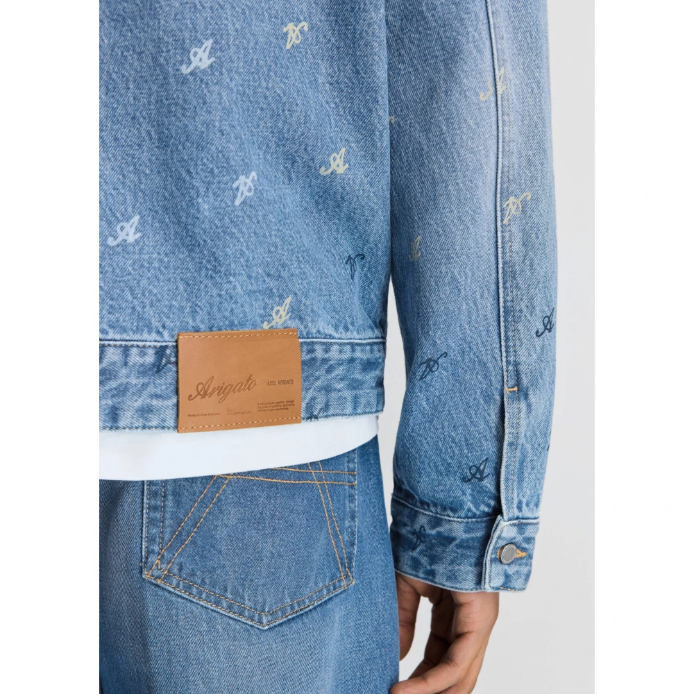 Axel Arigato Signature A Overshirt Blue Heren