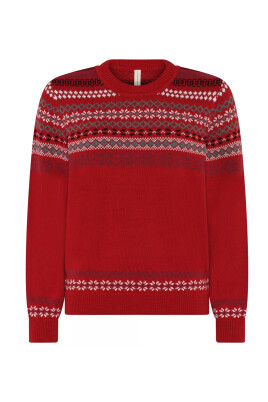 classic-jaquard-pullover-blouse