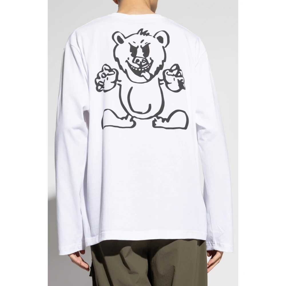 Iceberg T-shirt met logo White Heren