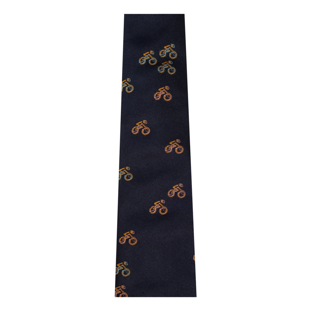 Paul Smith Zijden stropdas Blue Heren