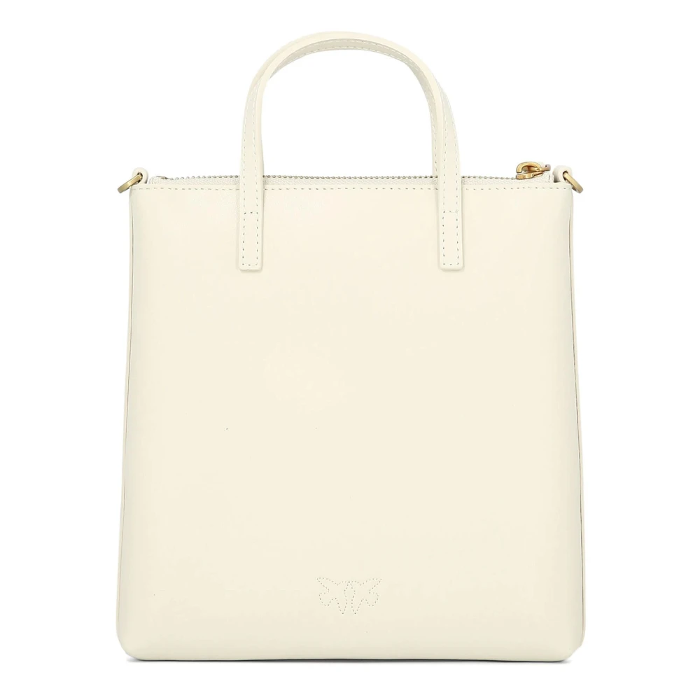 pinko Mini Shopper Tas Beige Dames