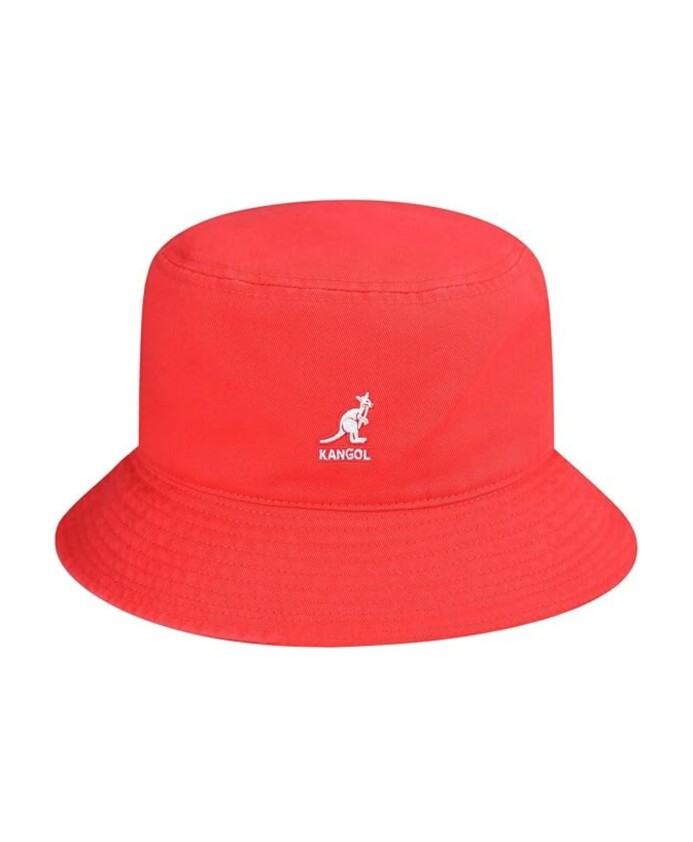 chapeau-seau-en-coton-lave-rouge-cerise