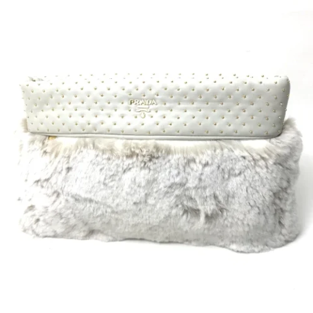 Prada Vintage Pre-owned Fabric prada-bags White Dames