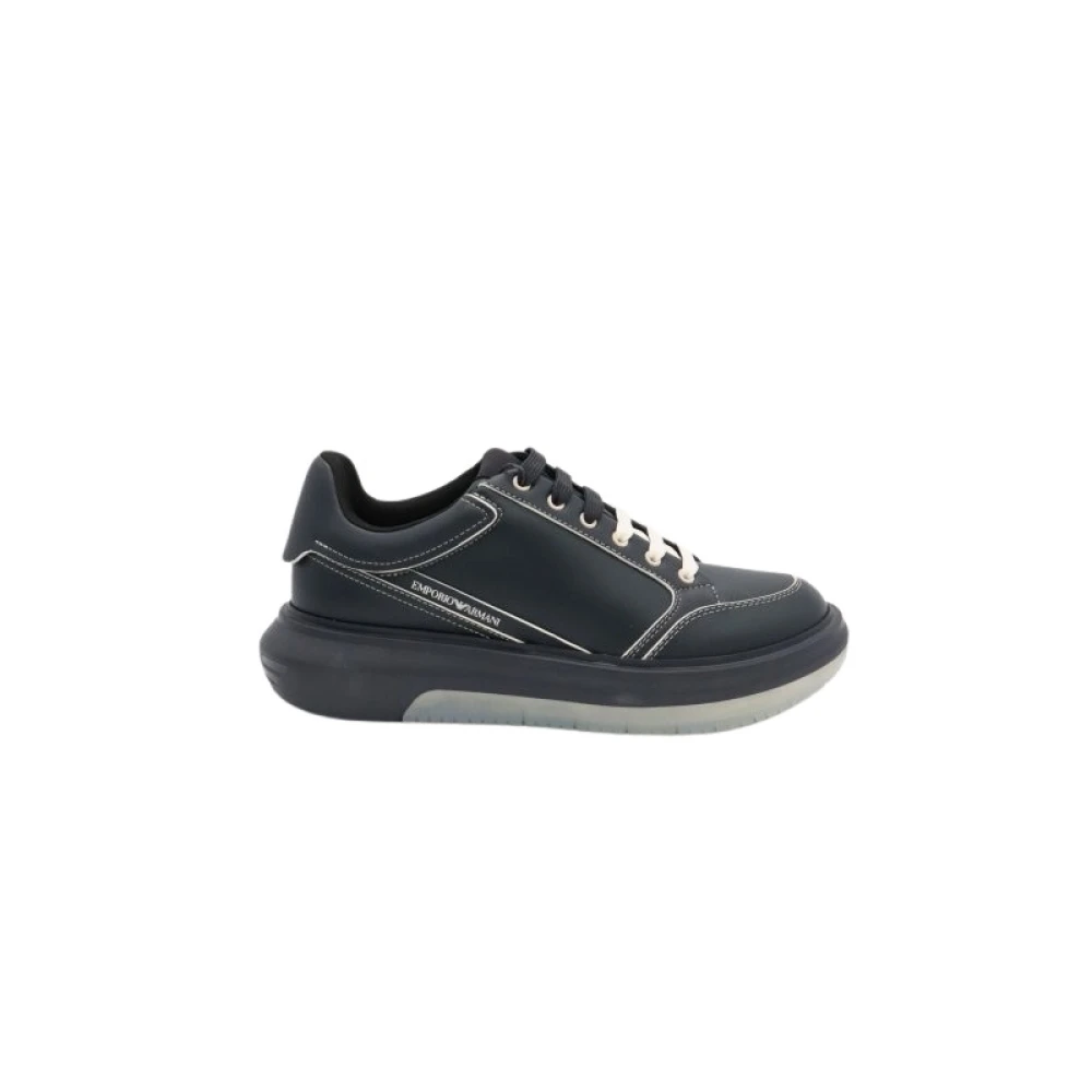 Emporio Armani Uomo Blu Scarpe, 42 Eu, New,