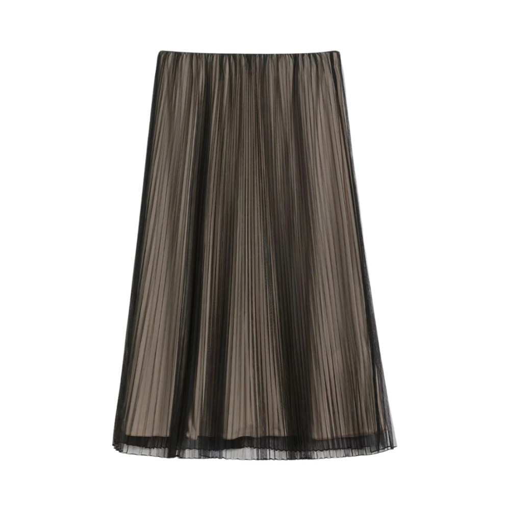 Weekend Max Mara Svart Baby Midi Kjol
