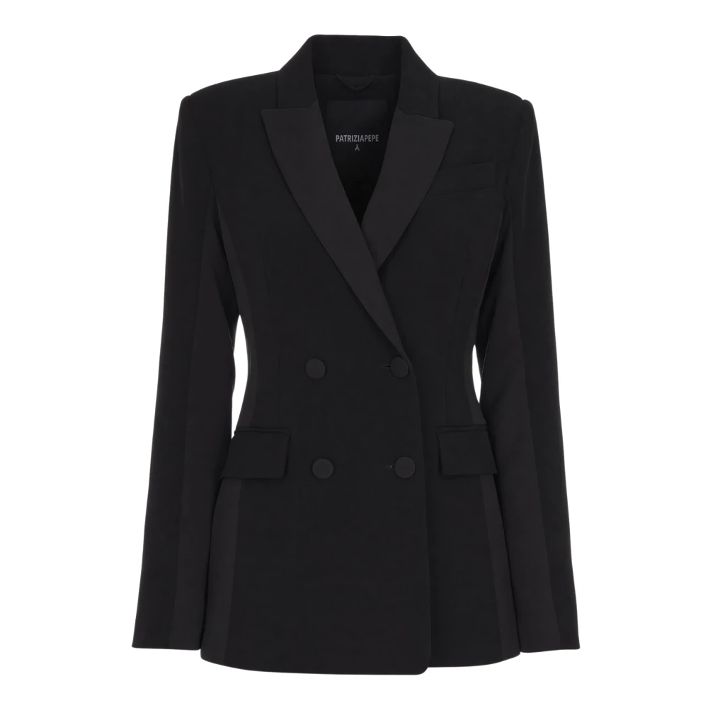 Patrizia Pepe Donna Nero Giacche, L, New,
