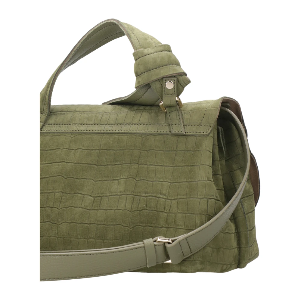 Zanellato Groene Postina Jones Caiman S Tas Green Dames