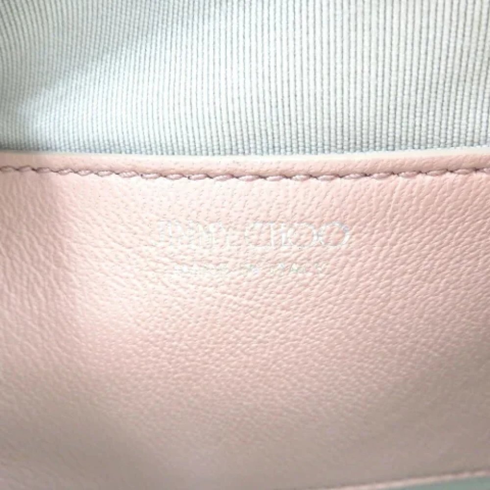 Jimmy Choo Pre-owned Leather shoulder-bags Pink Dames