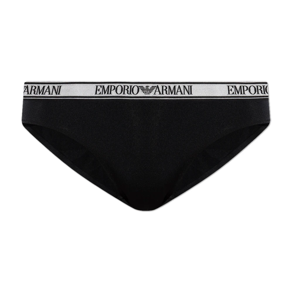 Emporio Armani Damen Schwarz Unterwäsche, K, Sgröße: