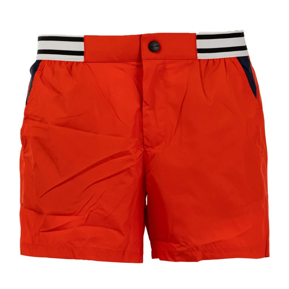 Bikkembergs Trendy Zomer Boxershorts voor Mannen Orange Heren