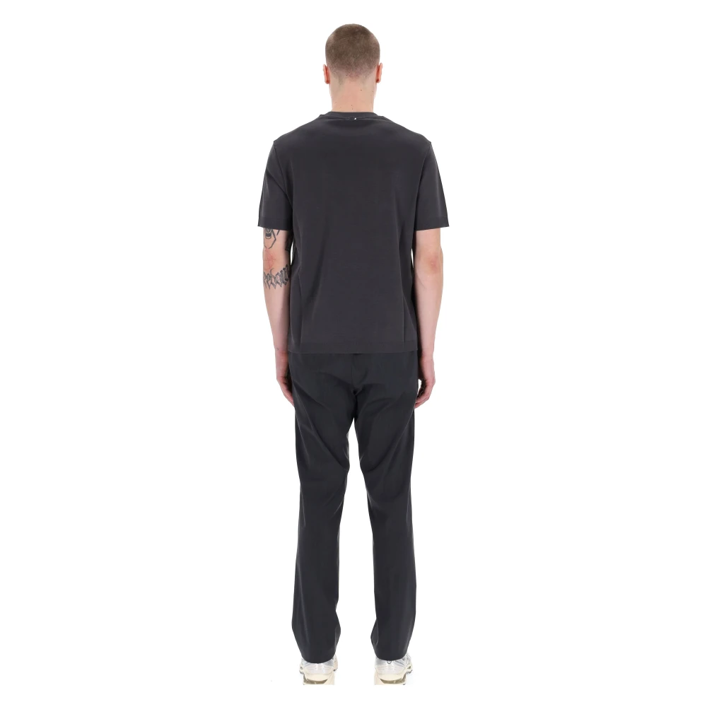 Herno Katoenen T-shirt en Polo Gray Heren