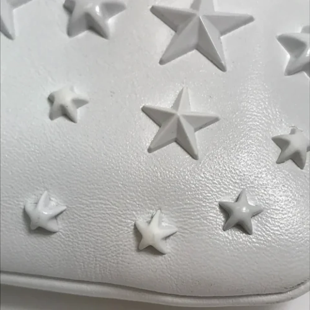 Jimmy Choo Pre-owned Leather clutches White Dames