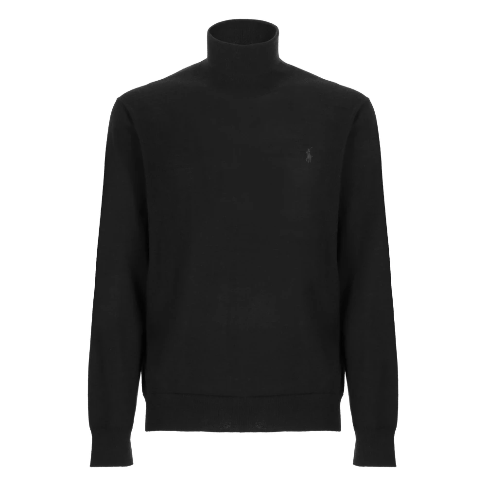 Polo Ralph Lauren Lange Mouw Gebreide Trui Pullover Black Heren