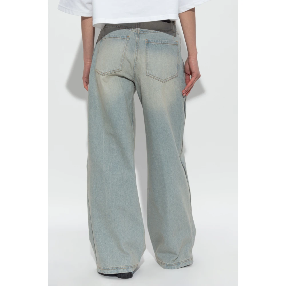 adidas Originals Wijde jeans Blue Dames