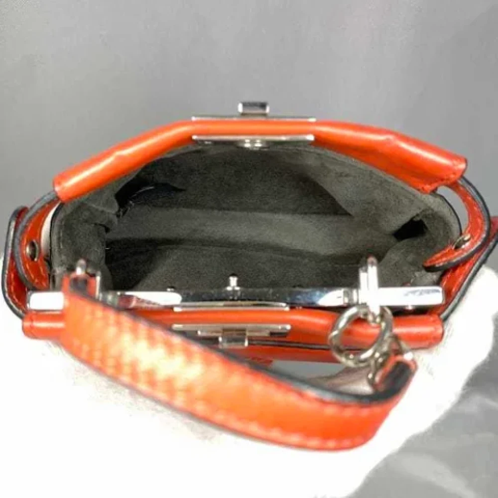 Fendi Vintage Pre-owned Leather fendi-bags Red Dames